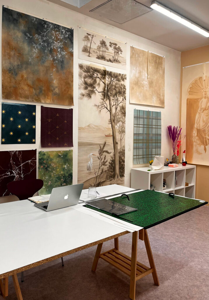 Décor peint à la main par peintre en décor